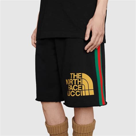 gucci north face shorts